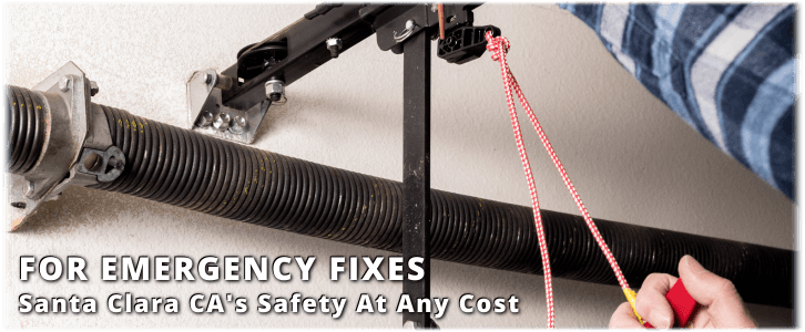Broken Garage Door Spring Santa Clara CA